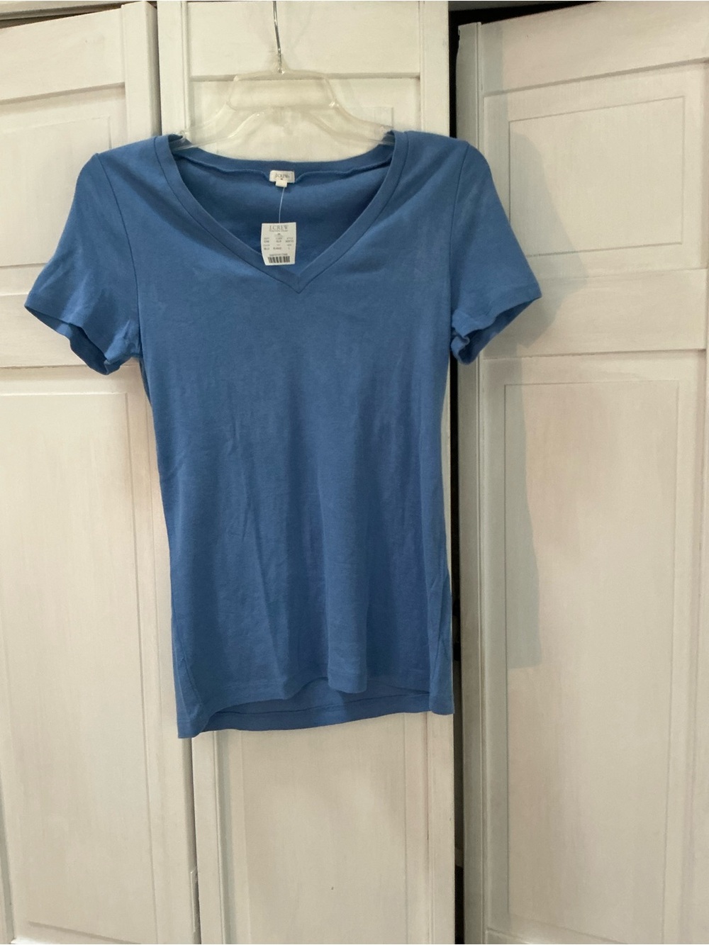 J crew Basic V-Neck Tee - Blue